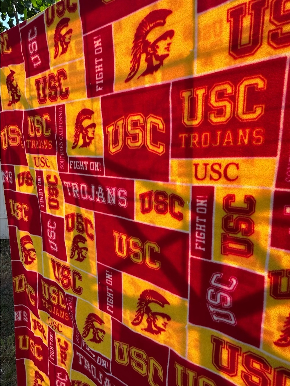 USC Trojans Handmade Quilt 60”x56”